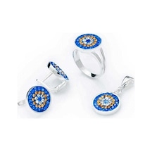 Gümüş Nazarlı Yuvarlak Kadın Set (510775701)
