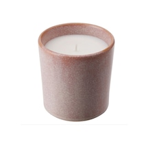 Ikea Lugnare Seramik Kaplı Kokulu Mum 10 X 10 Cm Yasemin Pembe