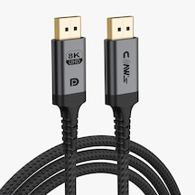 8k Uhd Displayport V1.4 32.4 Gbps / 24k Gold/alüminyum Gövdeli 8k 60hz-4k 120hz-2k 240hz-fhd 24 Standart