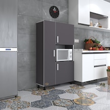Kenzlife Mini Fırın Dolabı Alpkuntsağ Gri 148 90 30 Ayaklı Mikroalga Midi Fırın Mutfak