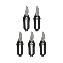 Göcen 5 Adet Narenciye Üzüm Bağ Budama Makası Eğri Uçlu 18Cm N11.910