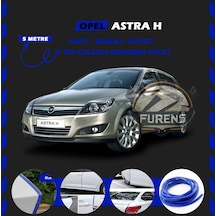 Opel Astra H Oto Araç Kapı Koruma Fitili 5metre Parlak Mavi Renk