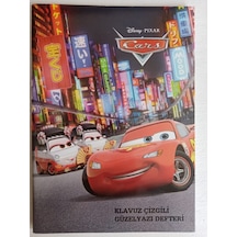 Keskin Color Güzel Yazı Defteri A5 Eğik Kılavuz Çizgili Cars