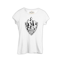 Satranç - Arma Beyaz Kadın Tshirt 001