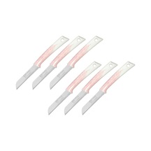 Pirge Pure Line Meyve Bıçağı Seti 6'lı Pembe, Tırtıklı Sebze Meyve Bıçak Seti Sku: Zeusstkd9f0c74fce