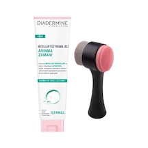 Siyah Cilt Temizleme Fırçası, Micellar Yüz Yıkama Jeli Arınma Zamanı 150 Ml, Set