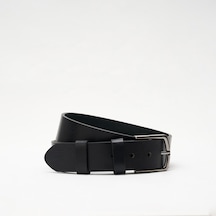 Siyah Erkek N-040-01 Grande Spor Kemer Genişlik 4 Cm