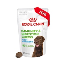 Immunity&digestion Chews Yavru Köpekler İçin Bağışıklık Ve Sindirim Sistemini Destekleyen Tamamlayıcı Ödül Maması 100g