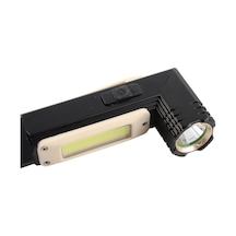 Tenfowee 5 Modlu Cob Led El Feneri - 90 Derece Dönüşümlü Kafa, Mıknatıslı Taban, Usb Şarjlı - Araç Tamiri Ve Ev Kullanıma Uygun