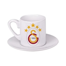 Galatasaray Türk Kahvesi Fincanı Beyaz
