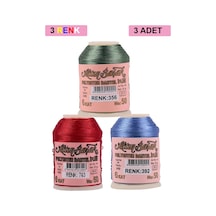 3 Adet Altınbaşak Oya Ve Dantel İpi 20 Gr - Royaleks - No: 763 - 392 - 356 Çok Renkli