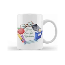 Öğretmenler Günü Öğretmene Hediye 03 Kupa Bardak Porselen Karışık