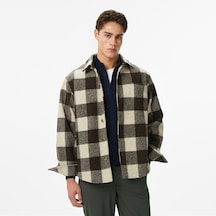 Nautica Erkek Kahverengi Classic Fit Gömlek Desenli W57431t Kahverengi