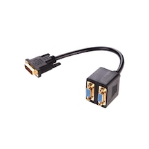 Dvi To 2x Vga Çevirici Çoklayıcı Splitter Kablosu