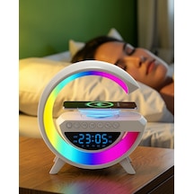 Rgb Kablosuz Hoparlör Bluetooth Usb Fm Tf Kart Destekli