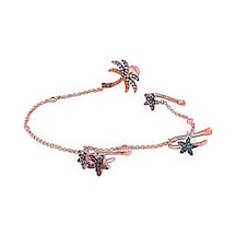 Palmiye Yıldız Gümüş Kıkırdak Sb2106 Rosegold Altın