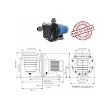 Atlas 1.5 Hp Havuz Pompası - Monofaze