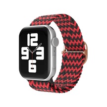 Znv Zenvia Mey İthalat Watch 42mm Star Kordon - Zigzag Kırmızı-siyah Znv2025 Cmn