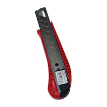 Yüksek Kalite Metal Uçlu Sağlam Plastik Büyük Maket Bıçağı Kırmızı