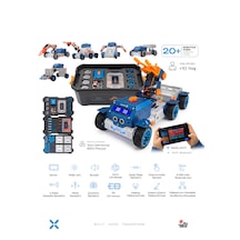 Harezmi X İleri Seviye 20'si 1 Arada Programlanabilir Modüler Robot Seti, Deneyap Kart V2 Ve +2 Enkoderli Dc Motor Donanımlı