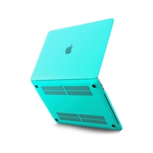 Newface Apple Macbook Pro 13 2020 Macbook Buzlu Kapak - Yeşil