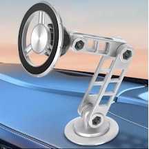 Metal Araç İçi Telefon Tutucu Ayarlanabilir 360 Dönen Evrensel Manyetik Telefon Tutucu