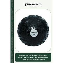 Delux Serisi Slam-2 Kg Slam Ball 2 Kg 76 Cm Çap Antrenman Topu Hareket Güçlenme