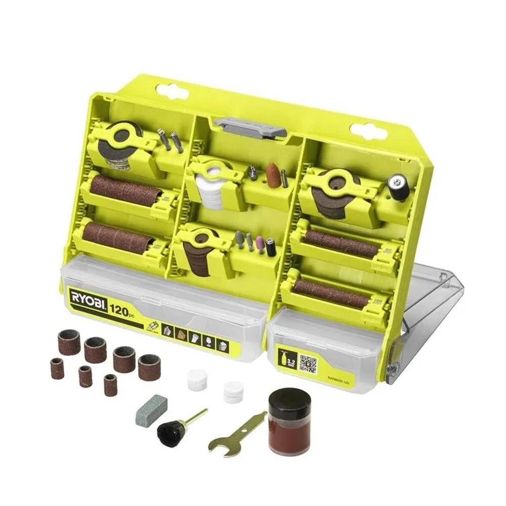 Ryobi Rar800k-120 120 Parça Çok Amaçlı Gravür Uç Seti 5132005872