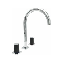 Elegate Krom Üç Delikli Lavabo Bataryası Renkli