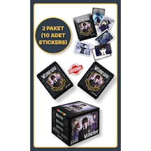 Panini Wednesday Koleksiyon Sticker Çıkartmaları + 2 Paket 10 Adet Sticker