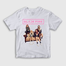 Presmono Unisex Çocuk Band Blackpink T-Shirt
