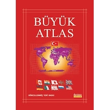 Büyük Atlas Karton Kapak Çok Renkli