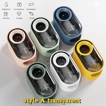 Mavi Otomatik Toz Geçirmez Diş Macunu Dispenseri Duvara Montaj Tutucu Banyo Aksesuarları Seti Diş Macunu Sıkacağı Lm Mavi