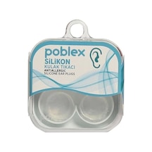 Poblex Antialerjik Silikon 2'li Kulak Tıkacı