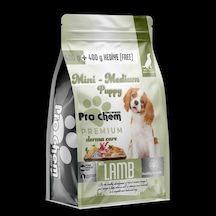 Pro Chem Mini- Medium Puppy Kuzu Etli Köpek Maması 400gr+ 400gr
