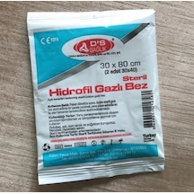 Steril Hidrofil Gazlı Bez 30 X 80 Cm 500 Adet