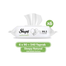 Sleepy Natural Islak Bebek Havlusu 6X90 (540 Yaprak)