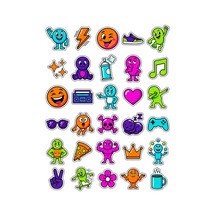 Sevimli Karakterler Pop Sticker Seti 150 Adet - 5'li Mega Paket No31 - Laptop Defter Ajanda Çok Renkli