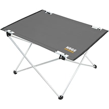 Haegs Ultralight Katlanır Kamp Masası, Piknik, Bbq, Balıkçılık, Avcılık, Plaj İçin Masa Orta Gri