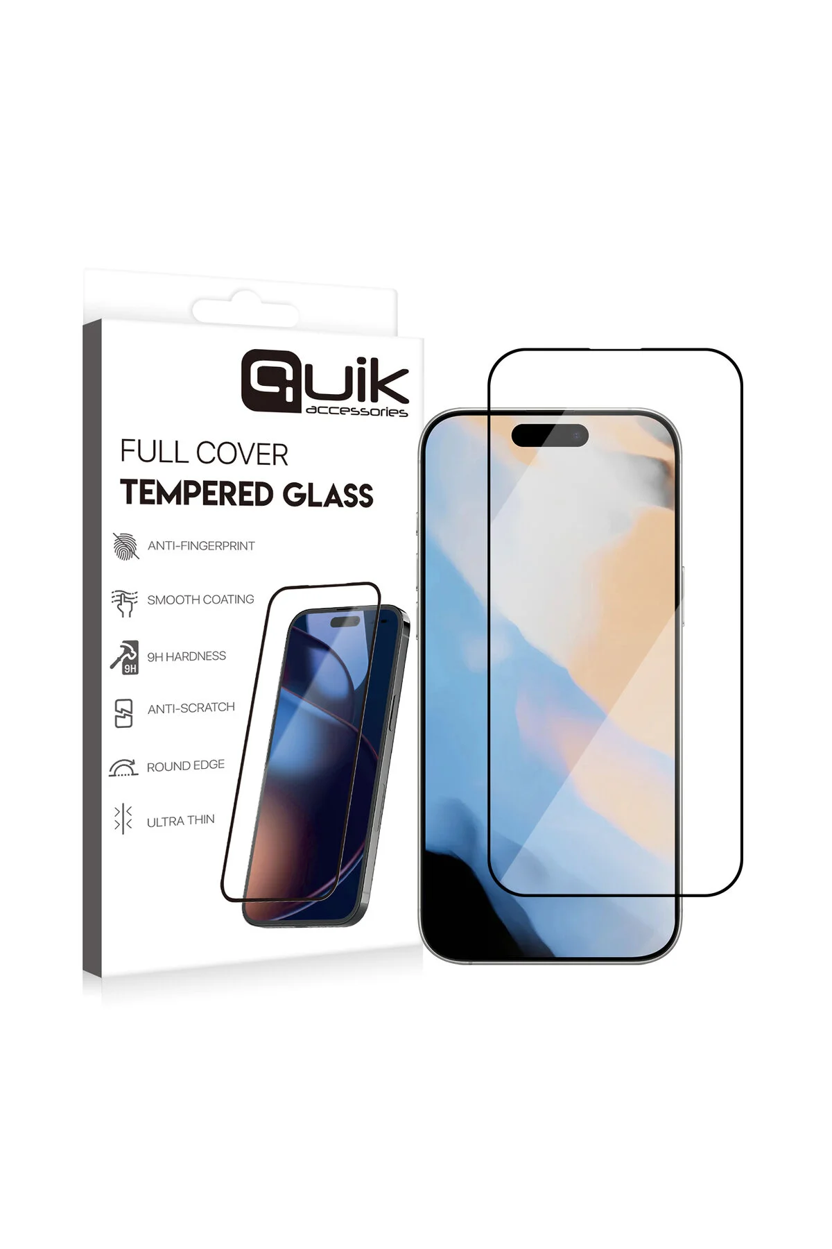 Accessories Apple Uyumlu iPhone Air Temperli Cam Ekran Koruyucu (Tam Kaplama)