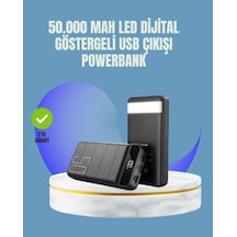 Tüm Cihazlarla Uyumlu 50.000 Mah Powerbank Yüksek Kapasiteli Led Gösterge Ve Akıllı Koruma Fonksiyonlu Çr