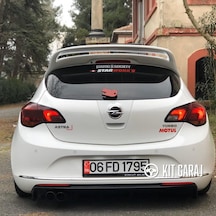 Kit Garaj Opel Astra J Hb Makyajlı Rieger Difüzör Plastik Boyalı