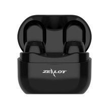 Jeemson Zealot T4 Tws Bluetooth 5.0 Spor Kulaklıkları, 300mah Şarj Kutusu, Stereo Ses, Mikrofonlu, Kablosuz, Hafif Tasarım, Siyah