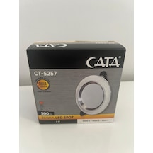 Cata Zebra Led Spot 6w 6400k 4000k 3200k Üç Renk Bir Arada Ct-5257 Beyaz