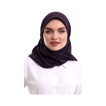 Kofra Desenli Baş Örtü - Mor