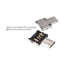Usb Otg Çevirici - Nano Micro Usb Erkek Konnektör