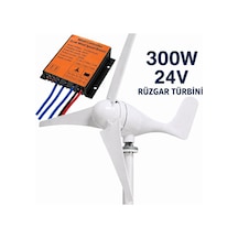 300w 24v Rüzgar Türbini+Şarj Kontrol Cihazı
