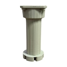 Cateksss 12-17 Cm Ayarlı Baza Ayağı Gri - Mobilya Ayakları - 5 Li Paket