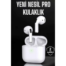 Beyaz Yeni Nesil Pro Bluetooth Kulaklık Yüksek Ses Kaliteli Anc Özelliği Diğer
