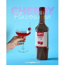 Saphori Kiraz Aromalı Kokteyl Şurubu Kiraz Şurubu 700 Ml